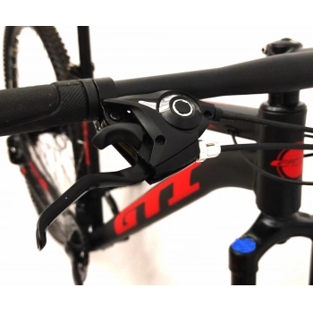 Bicicleta GTI Roma Aro 29 Quadro 19 Alumínio preto/vermelho 24V .