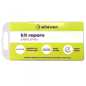Kit Reparo Rápido Remendo Pneu Bicicleta Com 2 Espátulas Aço